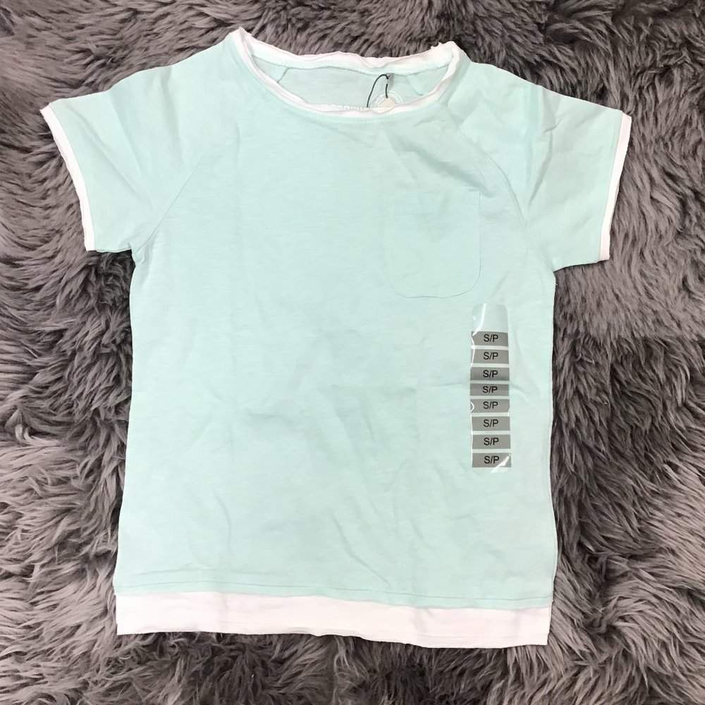 Manguun | Boy's T-shirt | Light blue & White | Various Sizes